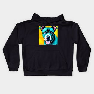 pit bull beautiful loyal and gentle Kids Hoodie